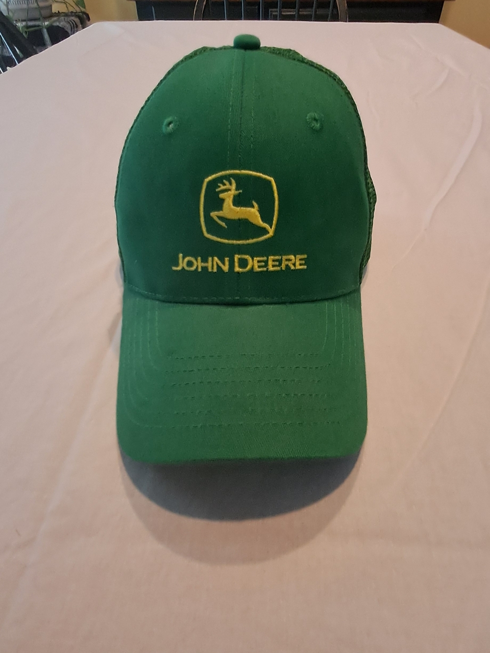 John Deere Green Logo Mesh-Back Cap